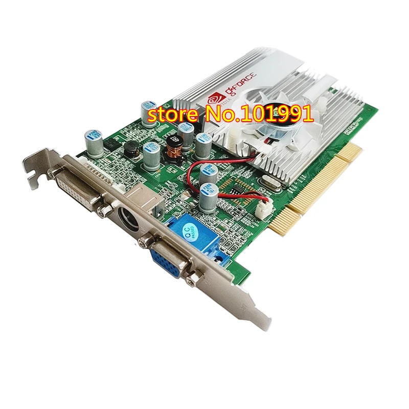 Pci-видеокарта FX5500 256MB VGA+ DVI+ S терминал поддерживает мониторинг раздельного экрана трактора и т. д