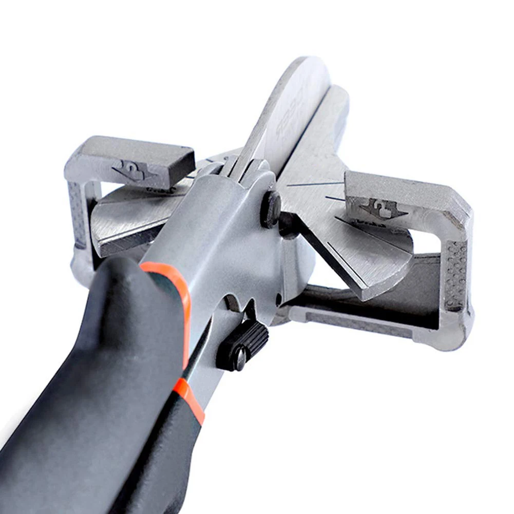 

Trim Cutter Angle Shears Wire Slot Cutter Trunking Scissors Orange Durable Clear Scale Steel Blade Wire Duct Cutter Cutting