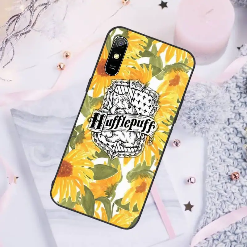 

Hufflepuff Phone Case For Xiaomi Redmi note 7 8 9 pro 8T 9A 9S Mi Note 10 Lite pro