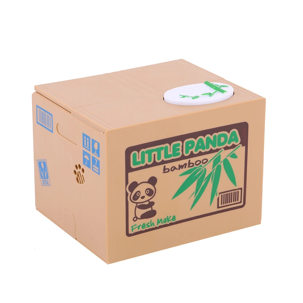 Сберегающая коробка для хранения денег в виде панды чехол кастрюли кошка