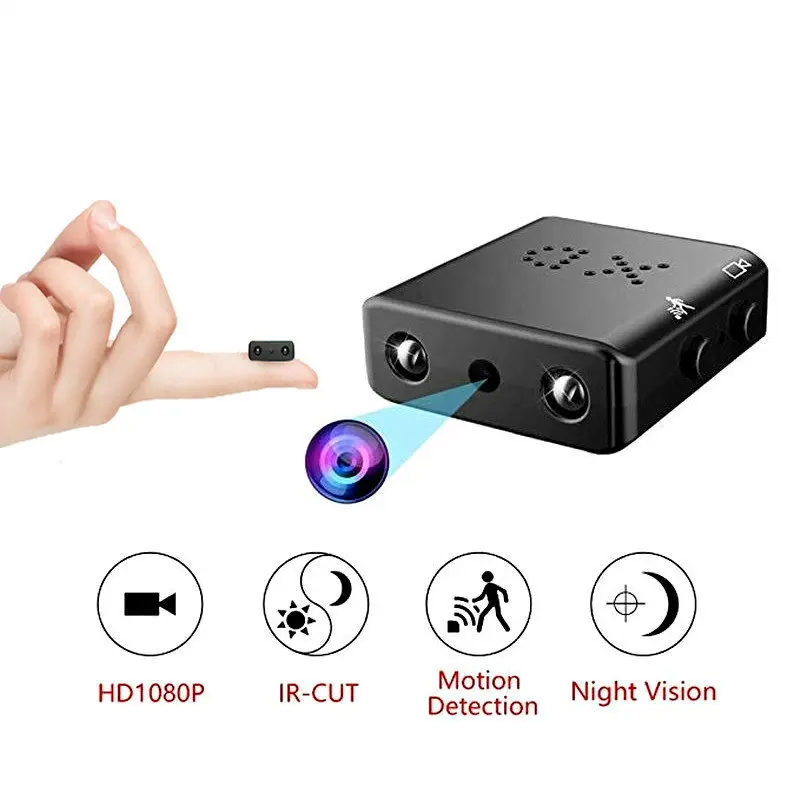 Mini cámara HD 1080P XD IR CUT, videocámara infrarroja, pluma de visión nocturna, grabadora de vídeo, detección de movimiento, Micro Cámara
