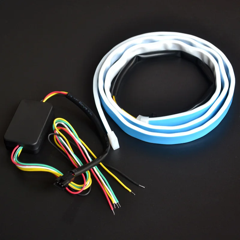 RGB потоковый светильник для автомобиля светодиодный фонарь задних ворот