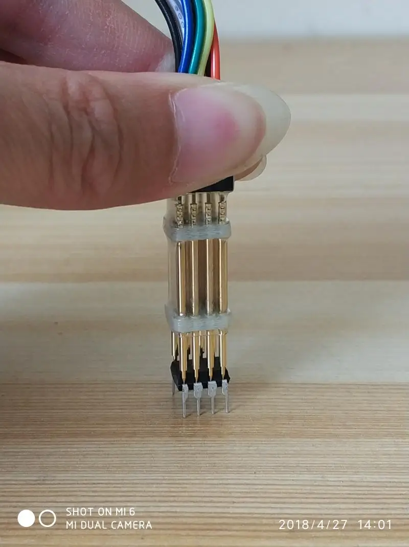 

DIP8 firmware burn 2.54mm probe spring needle thimble fixture burn write download