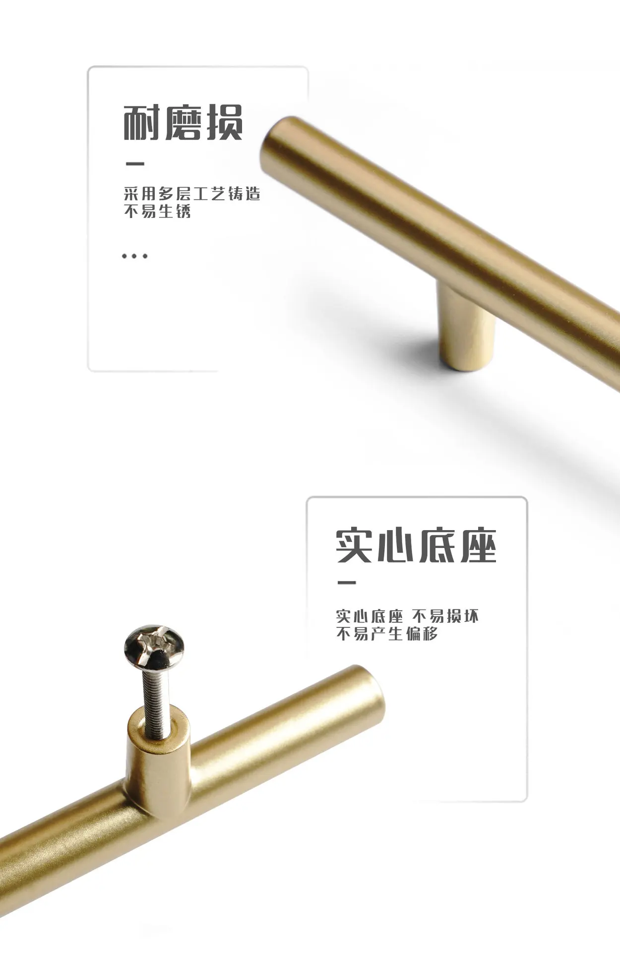 

DM 2 Pcs/Set Modern Metal Door Handle Cabinet Pulls Aluminum Alloy Extension Long Sliding Cabinet Cupboard Handles Hardware Kits