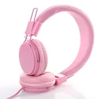 Беспроводные Bluetooth-наушники с микрофоном, розовый игровой шлем для девочек и детей, музыкальная гарнитура для геймеров с Bluetooth для детей и женщин, подарок