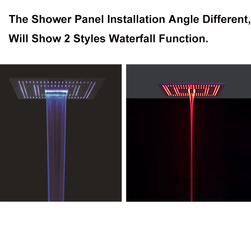 Цветной светильник для управления телефоном насадка душа с дождевой насадкой