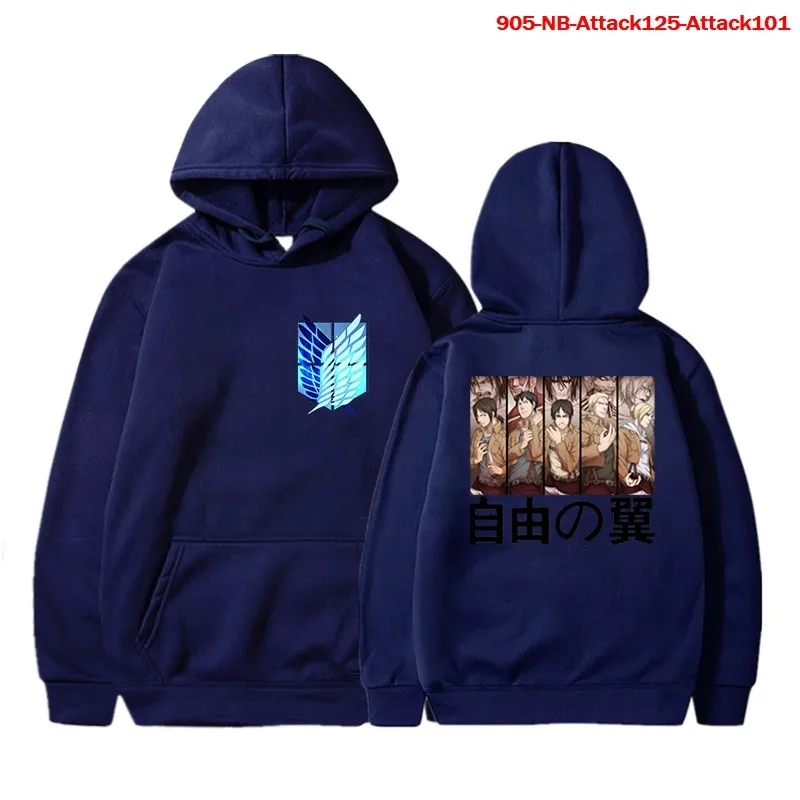 

Attack on Titan Men Hoodie Winter New Women Hoodie Fashion Casual Sweatshirts Oversized Hooded Streetwear Attack on Titan Coat