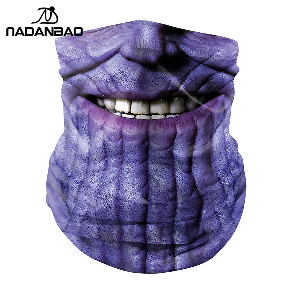

Nadanbao New Bandana Men 3D Hunting Scarf Sun UV Shade Cycling Skiing Hiking Biker Bandana Face Head Scarf