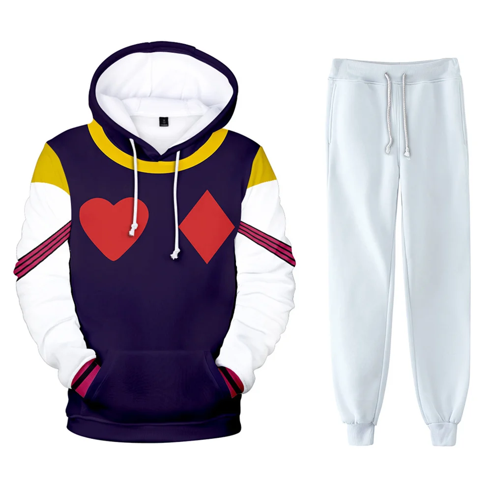 Охотник x Hunter Косплей Гон Freecss косплей толстовка + брюки Killua Zoldyck наряд Hisoka