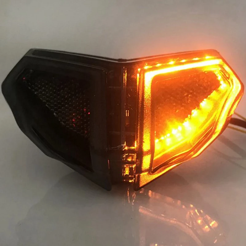 

Motorcycle LED Taillight Brake Turn Signals Integrated Rear Tail Light Blinker for DUCATI 848 1098 1198 2007-2013