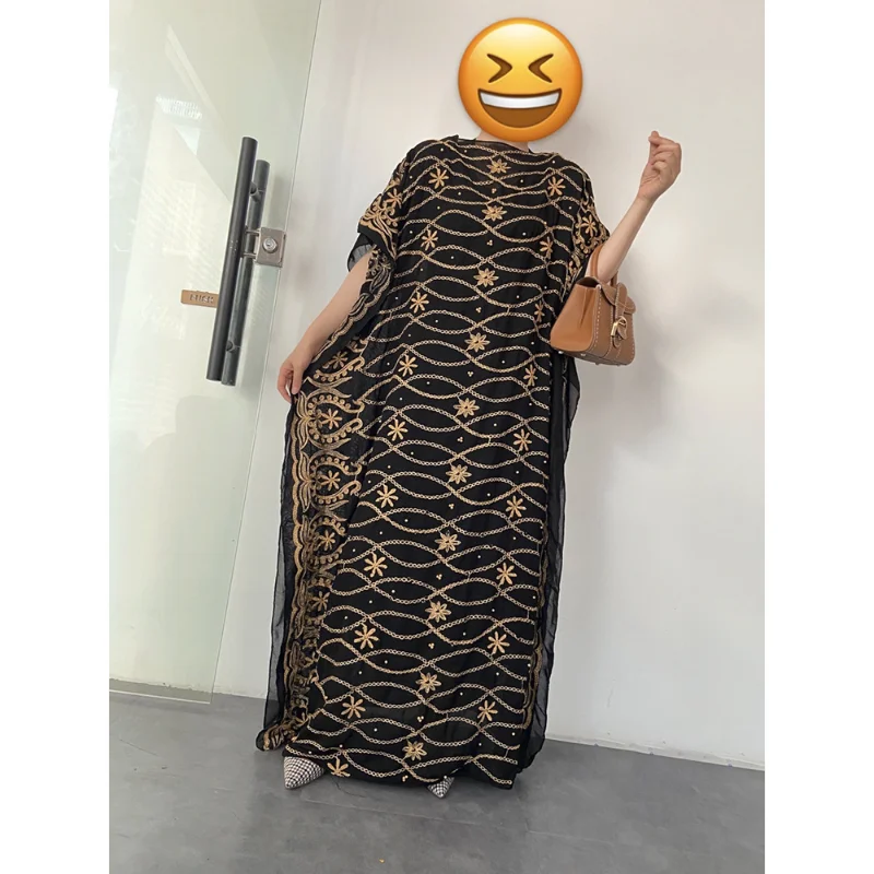 Abaya искусственная мусульманская африканская роза с блестками блестящая
