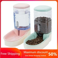 pet bowls dog food water feeder cats pet drinking dish feeder cat puppy with raised feeding supplies small dog accessorie