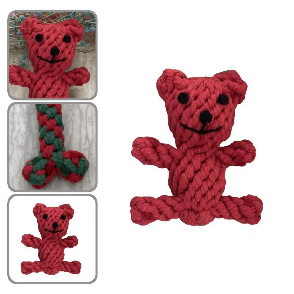 

Useful Dog Chew Toys Reusable Lightweight Pet Puppy Dog Cotton Rope Teeth Cleaning Toys Puppy Chew Toys Dog Rope Toy