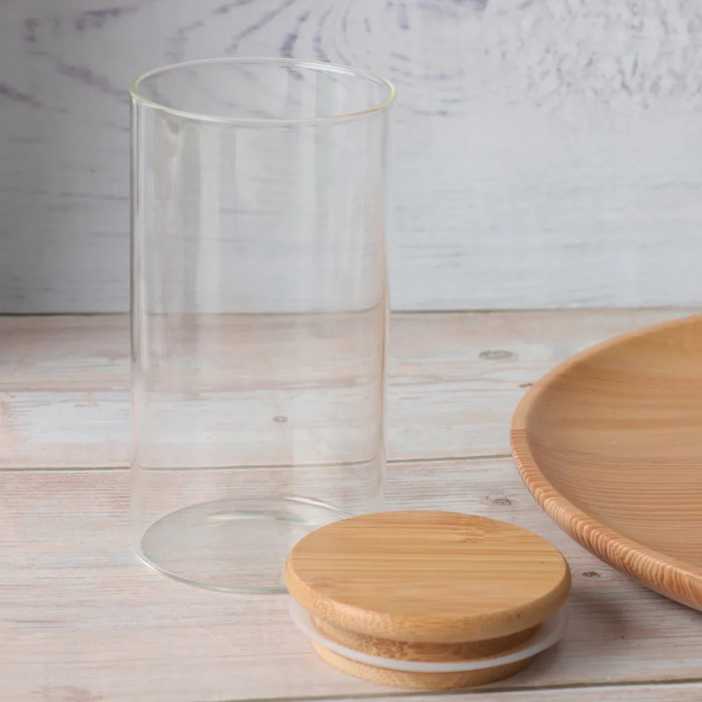 Прозрачная стеклянная банка объемом 175 мл герметичный контейнер для хранения