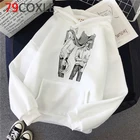 Мужские толстовки Beastars Legoshi, уличная одежда 2021, мужской пуловер оверсайз с графическим рисунком, Ulzzang, Корея