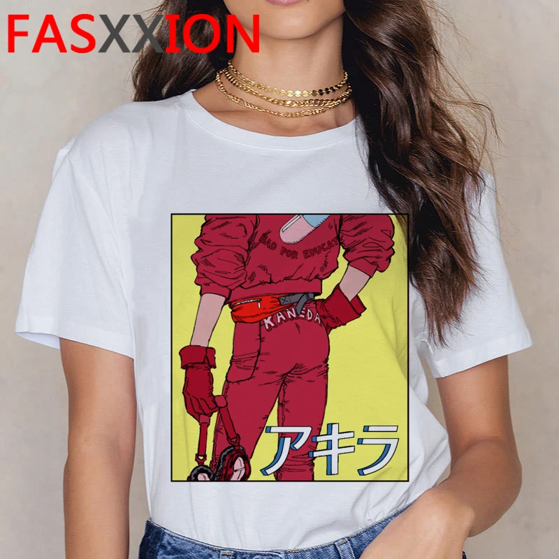 

Akira summer top t-shirt men plus size casual white t shirt couple tshirt white t shirt