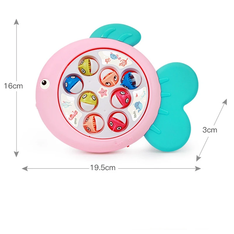 Горячая электрическая игрушка удочка вращающаяся Магнитная дисковая