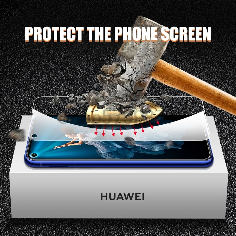 

9D Protection Glass On For Huawei honor View 20 30 20S 30S Tempered Screen Protector For Honor 30 20 10 Lite 10i 20i Glass Film