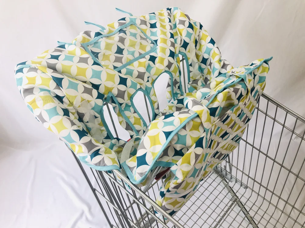 Double Shopping Cart Cover for Twin or Baby Siblings. Guaranteed to Fit