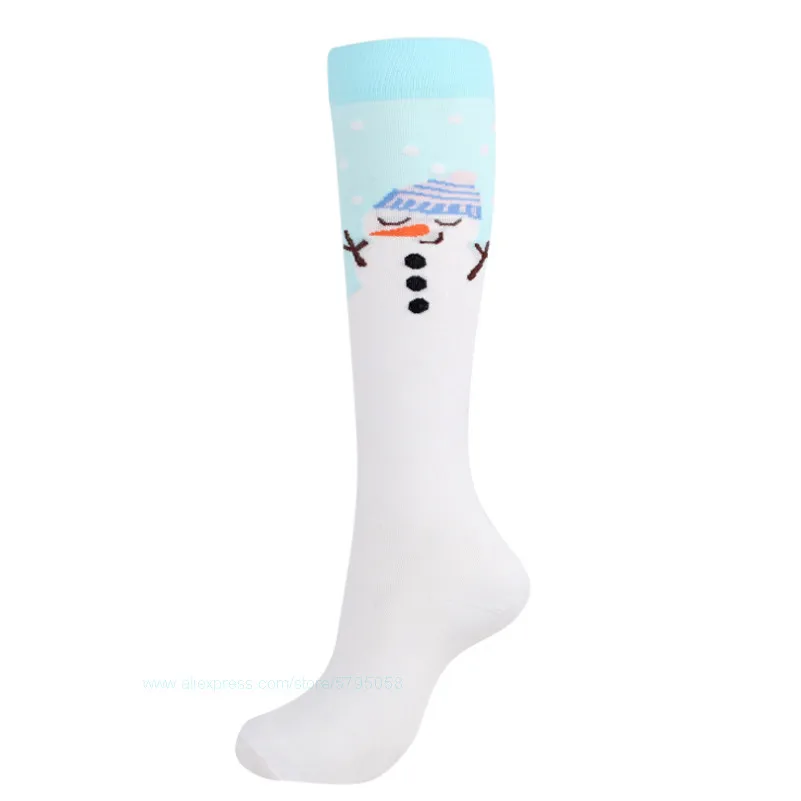 5 пара/лот в виде рождественских чулков Компрессионные носки Для женщин и мужчин