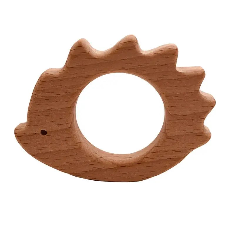 

Cartoon Baby Wooden Teethers Food Grade Beech Wood Animal Natrual Wooden Shape Pacifier Wooden Teether Safe Newborn Toys