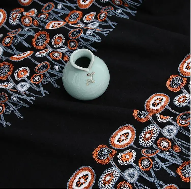 Японская садовая Толстая сумка из хлопка и льна с вышивкой сделай сам подушка для