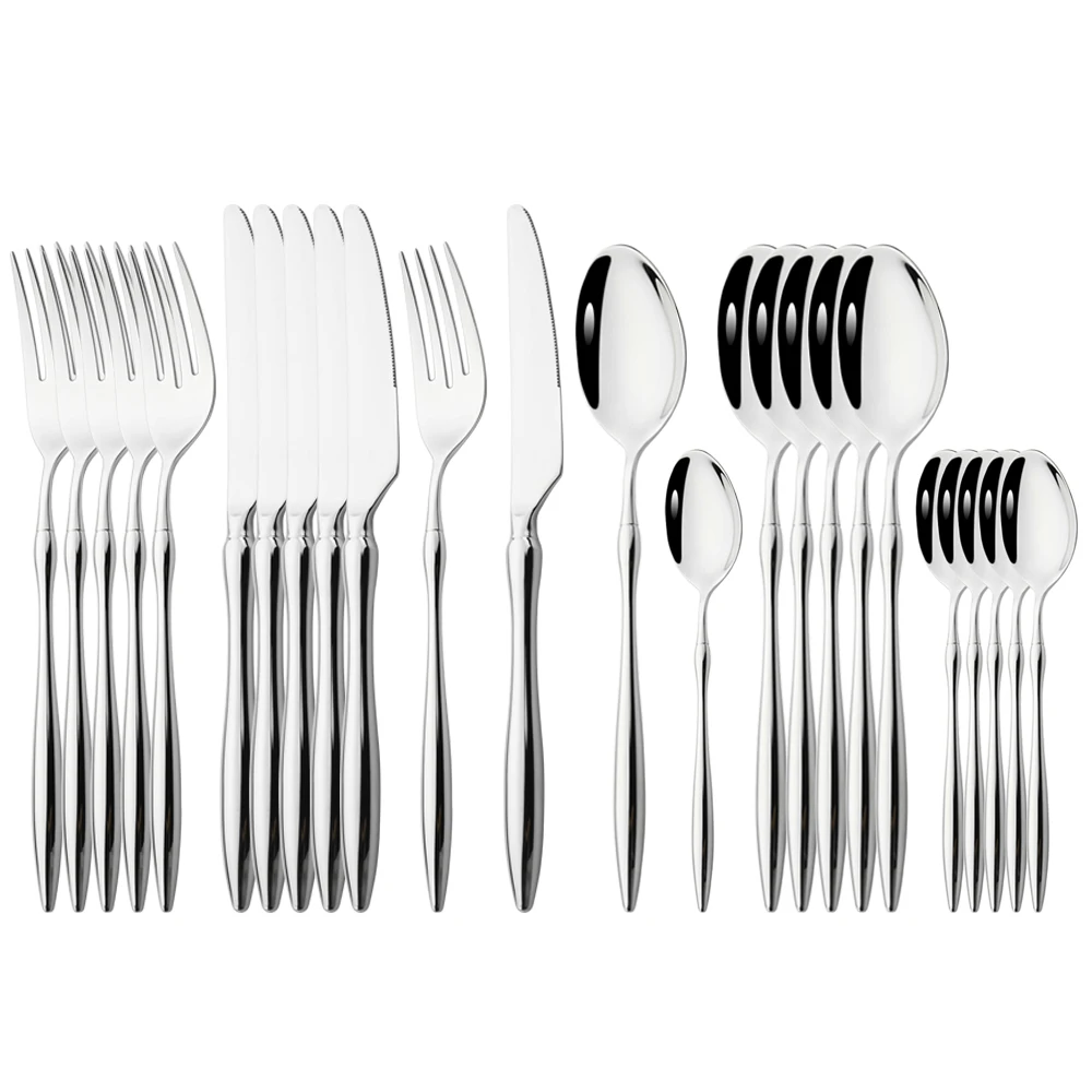 Набор столовых приборов из нержавеющей стали 18/10 дюймов|Столовые сервизы| |
