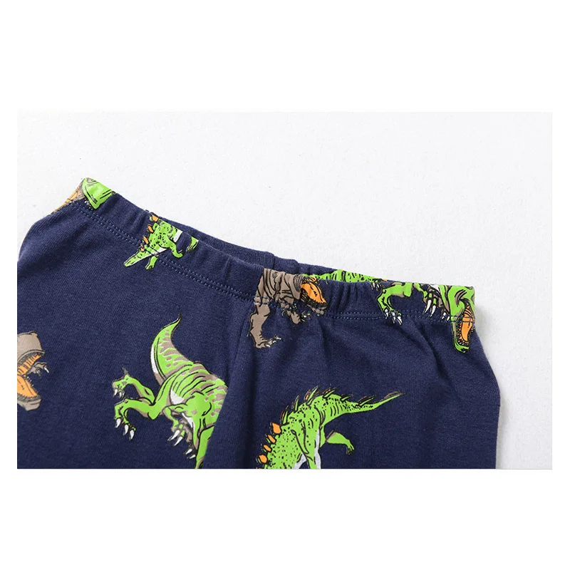 Новинка Детская Пижама детская пижама из 100% хлопка с длинным рукавом тигр