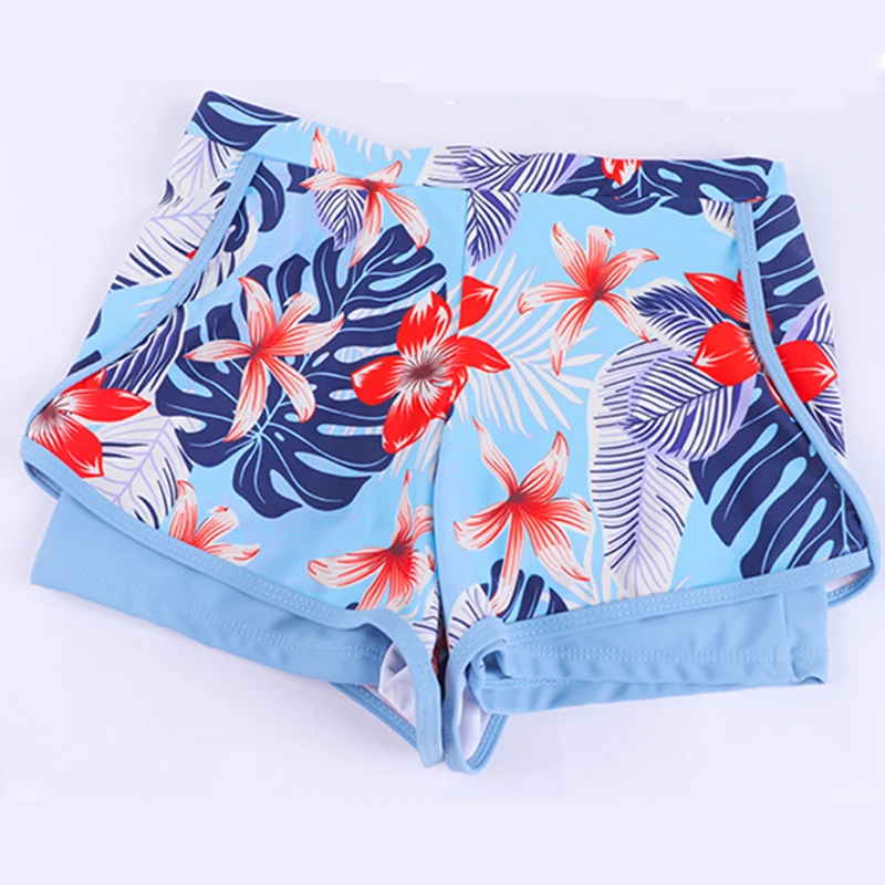 Купальник женский 3 предмета с длинным рукавом и защитой от солнца | Спорт