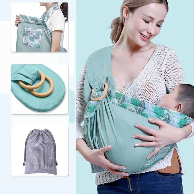 Baby Sling Newborns Horizontally Holding Style Nursing Towel Four Seasons Multi-functional Summer Breathable Feeding carrier
