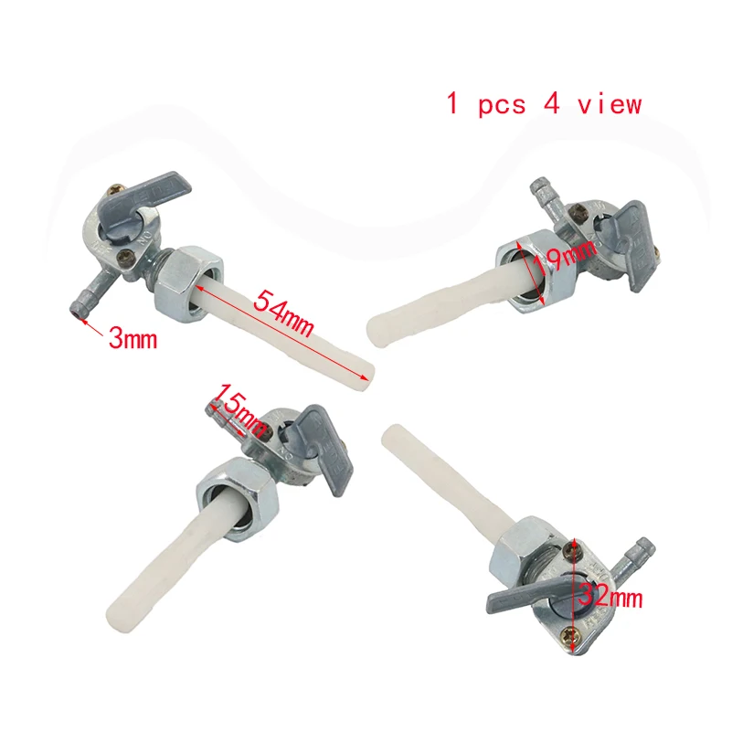 ВКЛ./ВЫКЛ. Топливный газовый клапан мотоцикла кран для бака масла петух