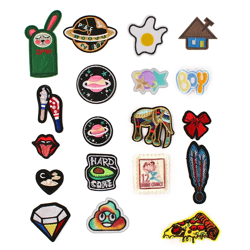 Бант в виде яичницы пицца планета алмазная вышивка слона ткань аксессуары для