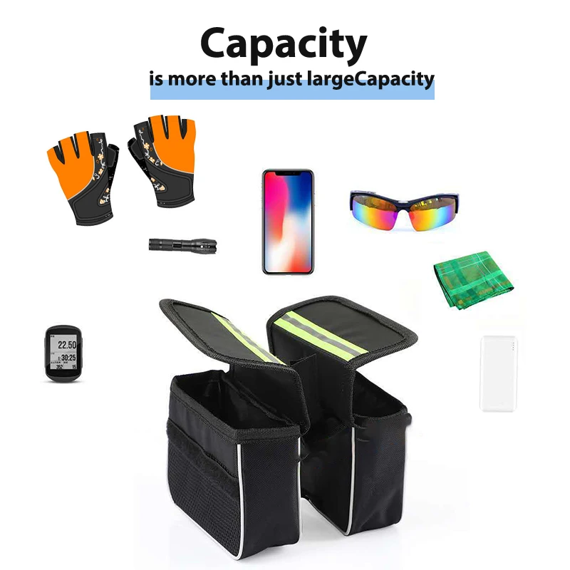 Велосипедная сумка для велосипеда Большая вместительная велосипедная верхняя