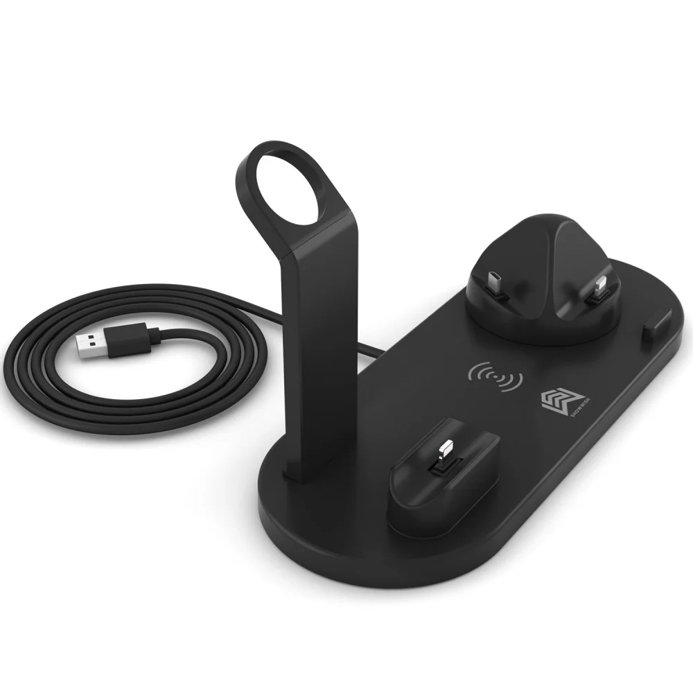 

10W Wireless Charger pad For iPhone 8 plus xr xs max 11 pro 8plus Wireless Fast Charging Station For Airpods For iWatch series