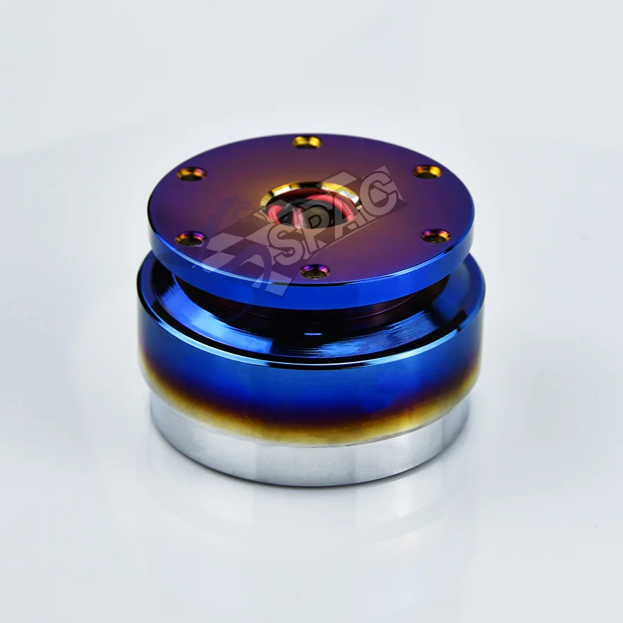 Универсальный Алюминиевый быстросъемный адаптер для рулевого колеса синего