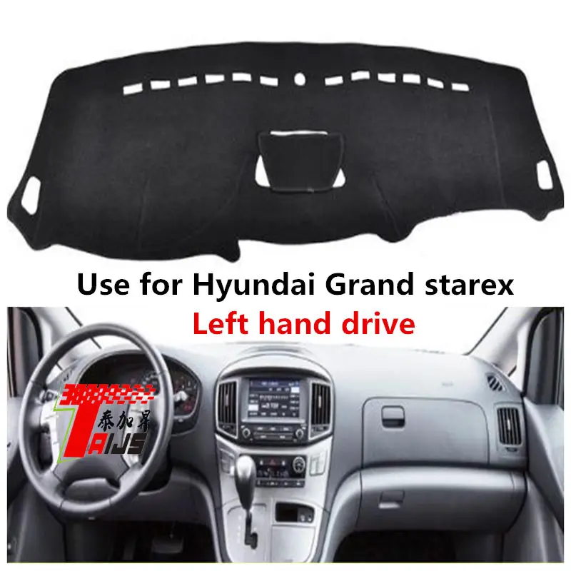 

Taijs Left Hand Drive High Polyester Fiber 3 Colours Car Dashboard Cover Dash Mat for Hyundai Grand Starex H1 Special Model
