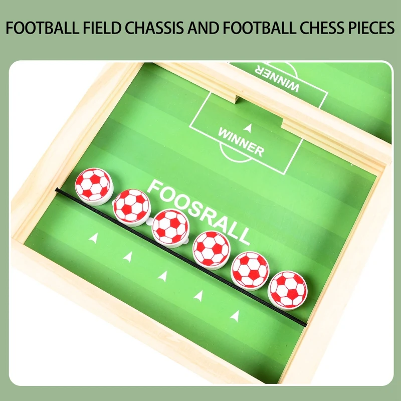 

Family Foosball Gametable Parent-Child Interactive Football Catapult Game Reversible Flying Chess Puzzle Board Toys