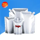 Всасывающая насадка из майларовой фольги, мешок для хранения, носик для салата, джема, соевого масла, напитков, фруктов, сока, супа, крема, жидкого пива