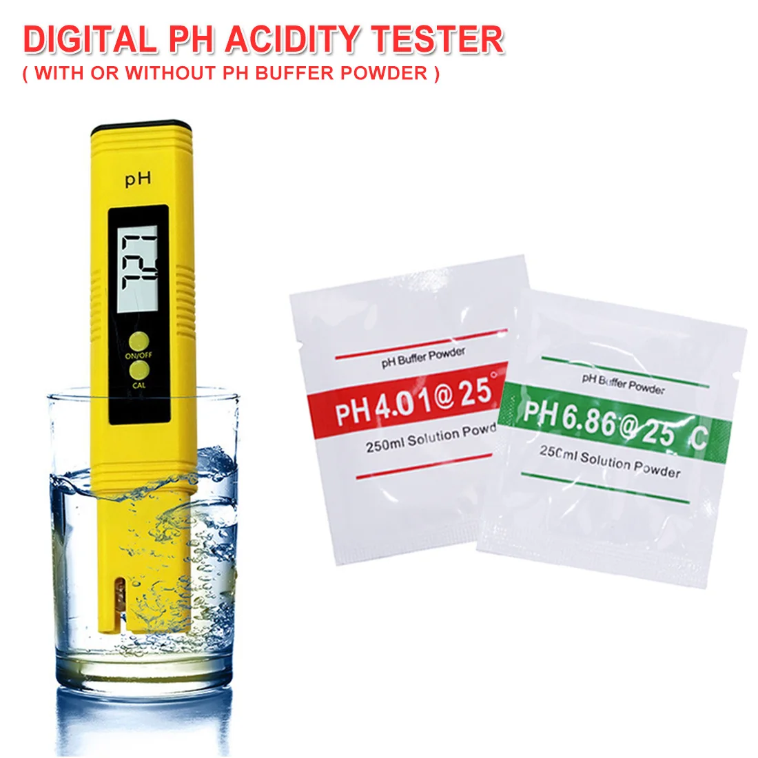 

Pocket Pen Digital Water PH Acidity Meter PH 0-14/0.01ph for Aquarium Pool Water Laboratory Measure Wine Automatic Calibration