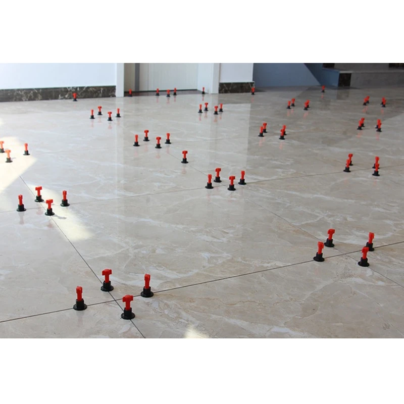 

99 Pieces Of Replaceable T-Lock Tile Levelers with Spirit Level for Tile Spacing, Leak-Proof Tile Installation Tool