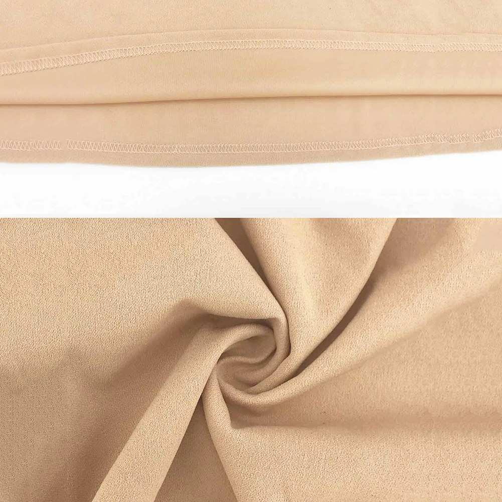 Women Casual Solid Color O Neck Long Sleeve Stitching Ruffled Hem Slim Blouse | Женская одежда