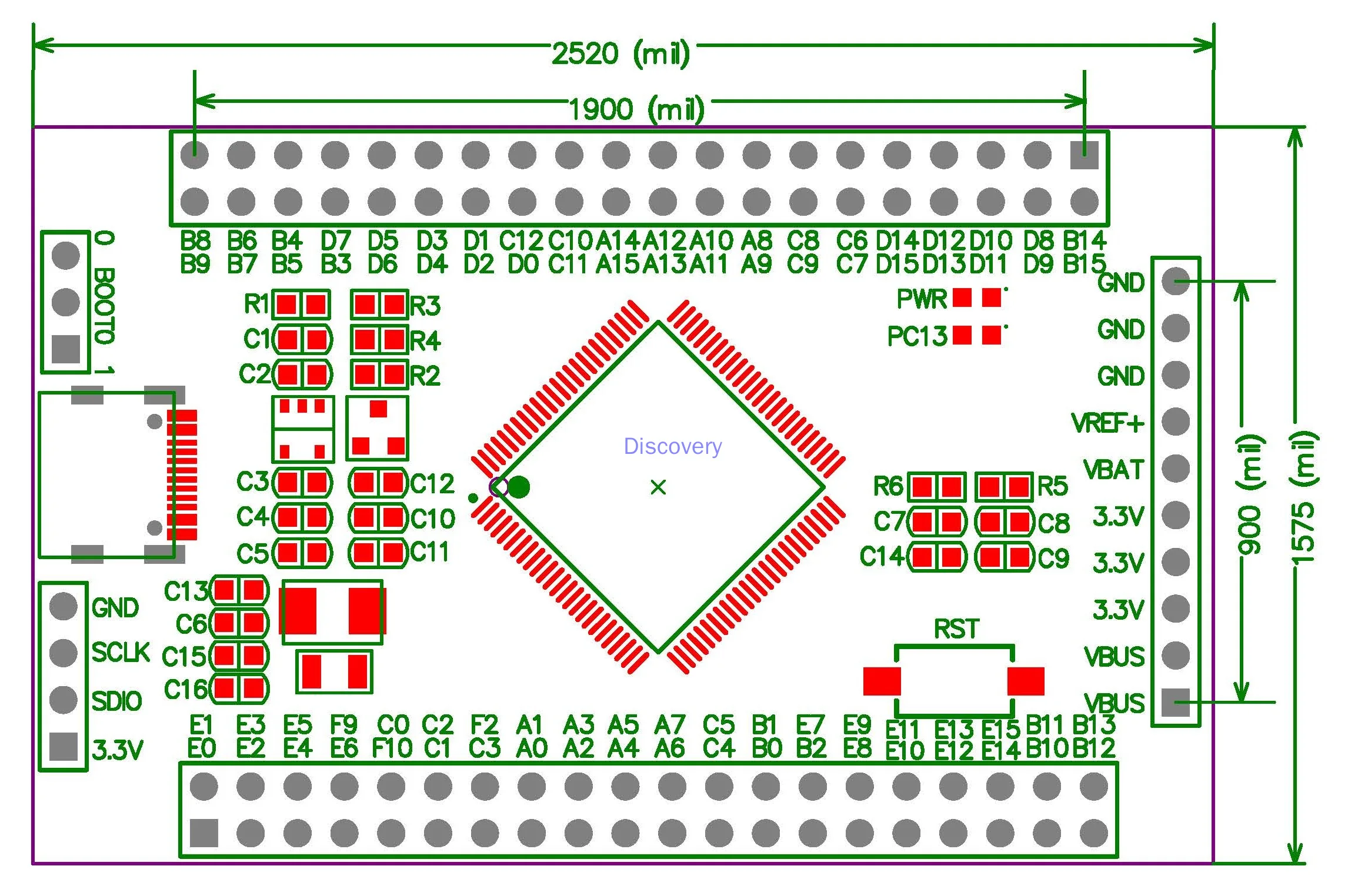 Одночиповая микрокомпьютерная рекламная система STM32G431VBT6 G4 основная плата