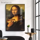 Картина Мона Лиза на холсте в современном вечерние ле #20-1005-6