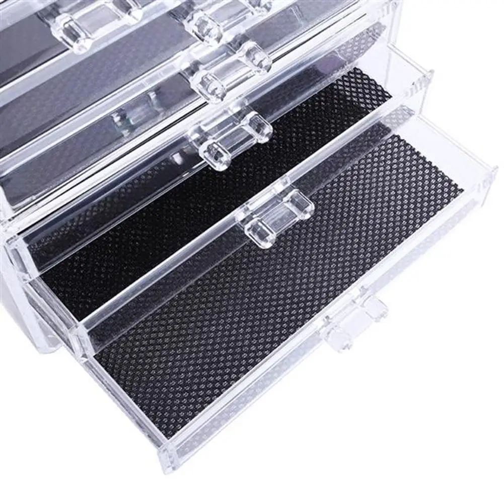 

Transparent Lipstick Storage Box Acrylic Makeup Organizer Cosmetic Storage Rack Desktop Finishing Bathroom Storage