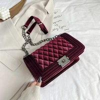 diamond lattice shoudler bag for women 2020 classic lady luxurious handbags designer vintage crossbody bags elegant flap bags