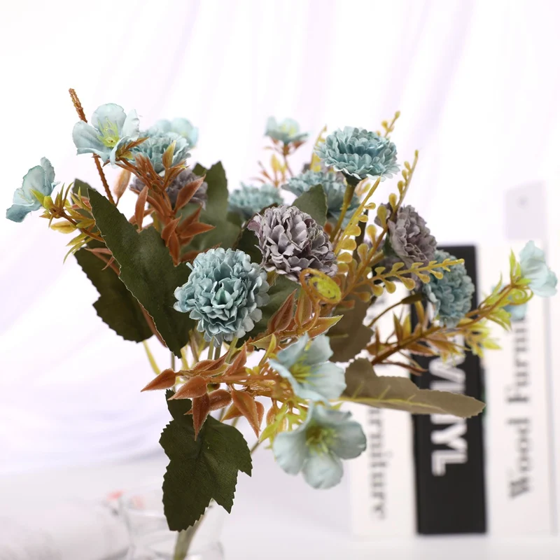 1 букет искусственных цветов гвоздики свадебное украшение для фотографий