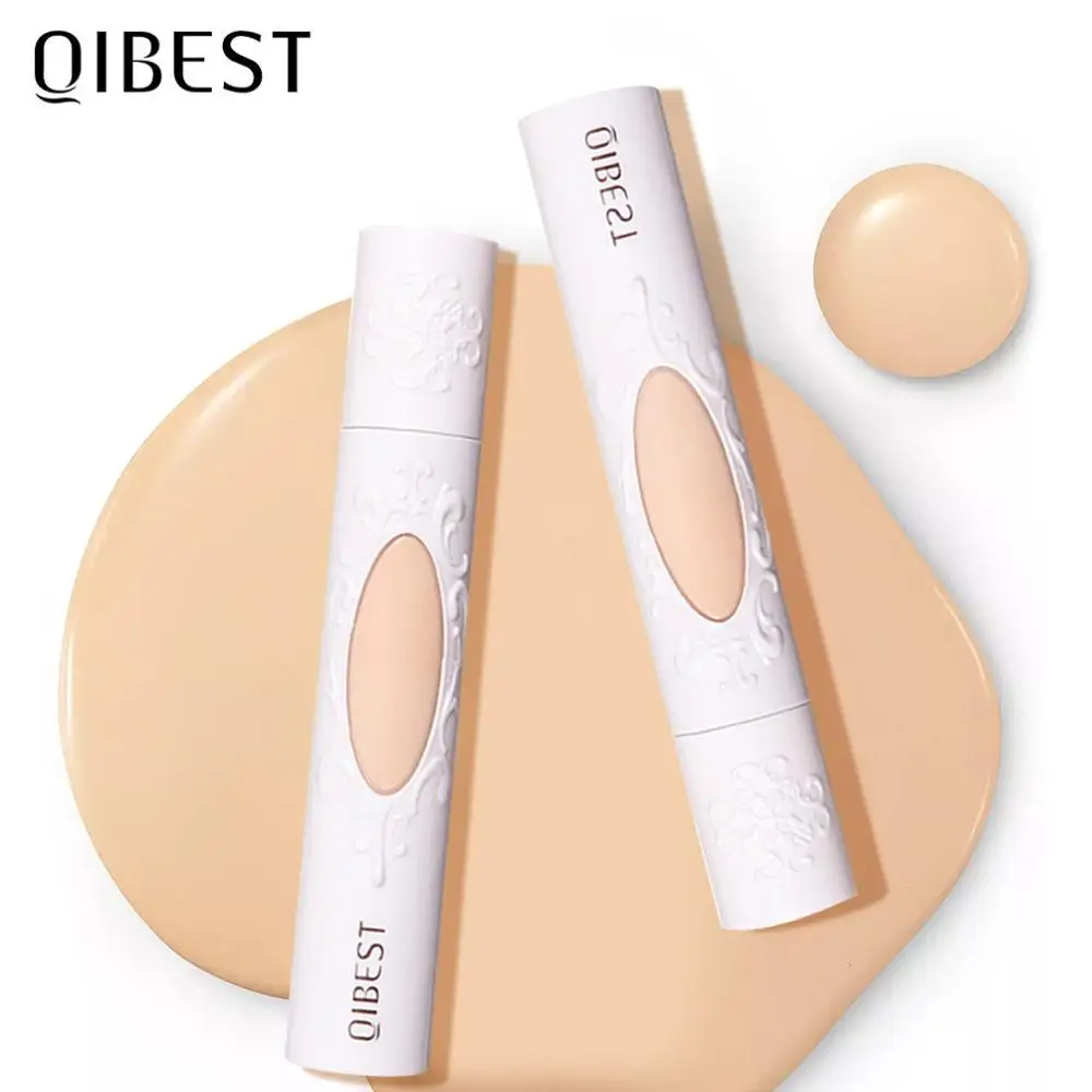 QIBEST основа для макияжа жидкая матовая с высоким покрытием осветляет