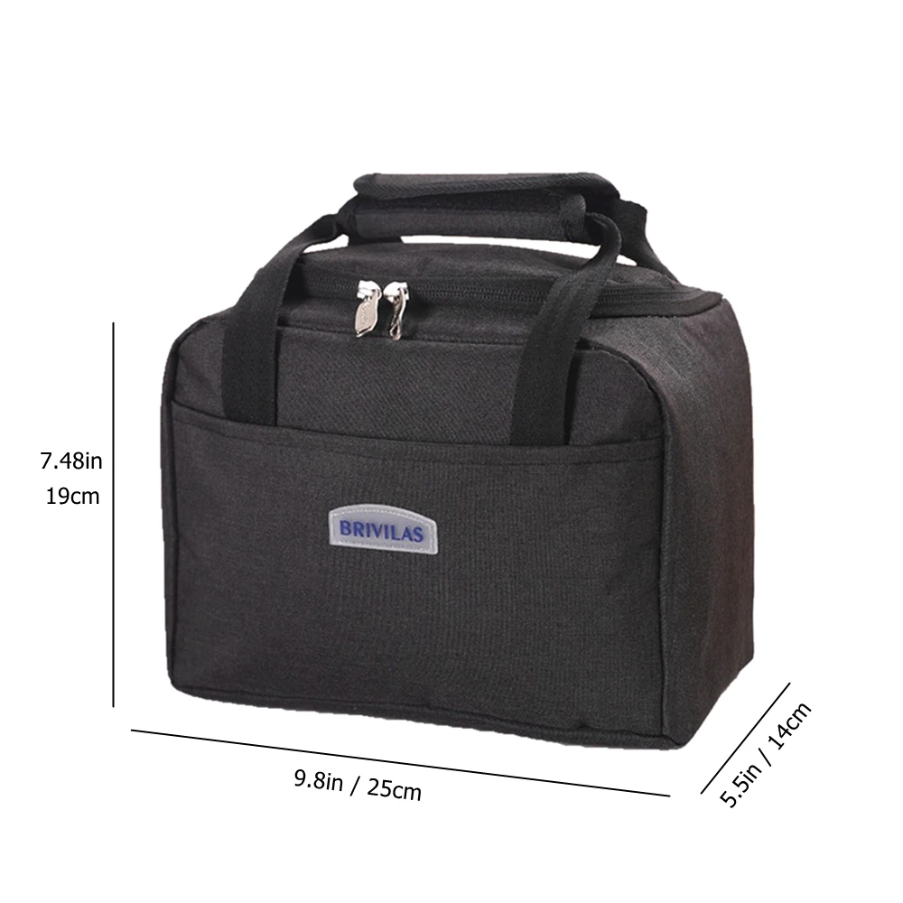 Изолированная сумка для ланча PULISI л Ланч бокс охлаждающая Сумка тоут холодильник