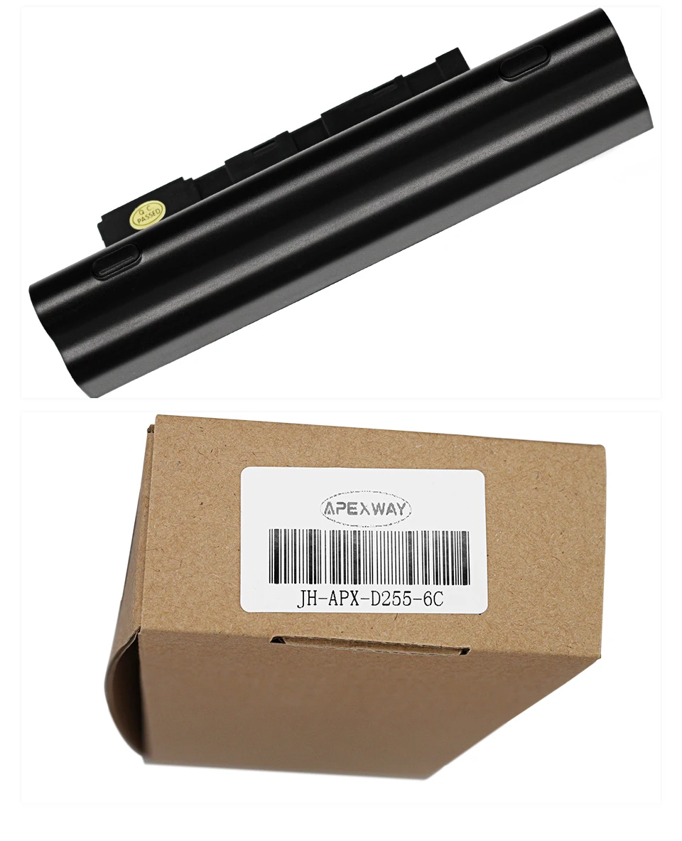 Apexway 11,1 v Аккумулятор для ноутбука acer AL10A31 AL10B31 AL10G31 Aspire One D255 D260 D270 522 722 AOD255 AOD257 AOD260 черный