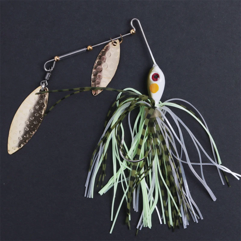 

1pc Spinner Bait 10G 16G Metal Lure Hard Fishing Lure Pike Catfish Swivel Fish Tackle Whopper Plopper Wobbler Spinning Baits